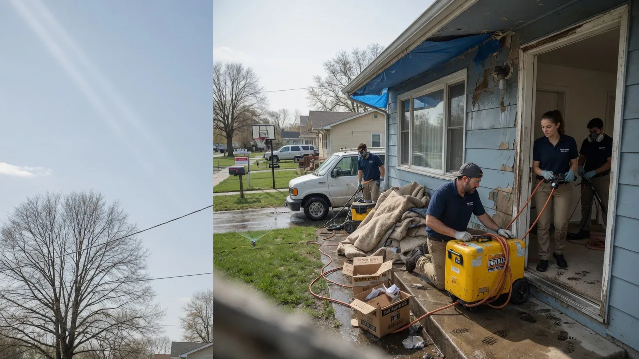Basement Flood Cleanup in Canton, OK near me